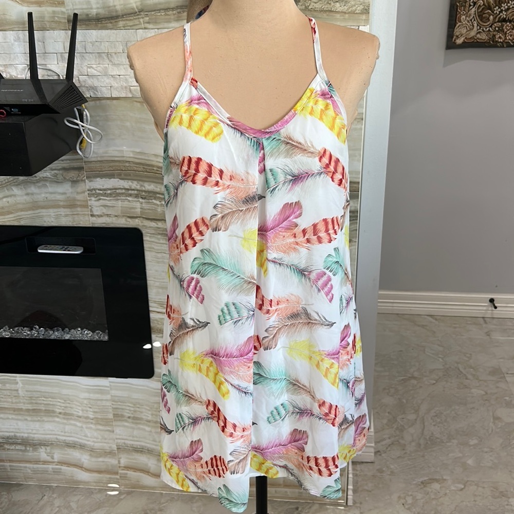 Karlie womens feather tank‎ top